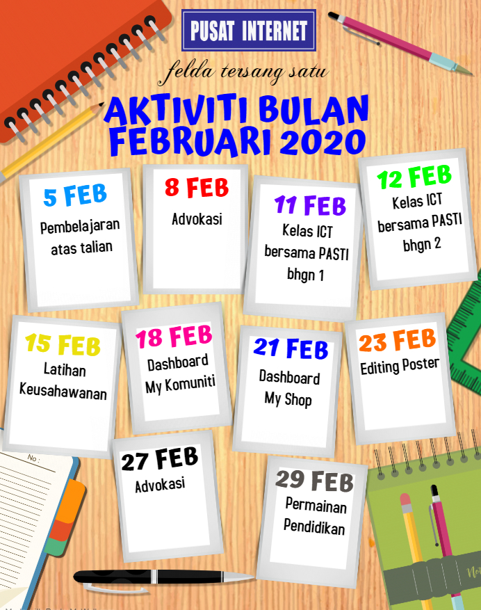 JADUAL AKTIVITI FEB 2020