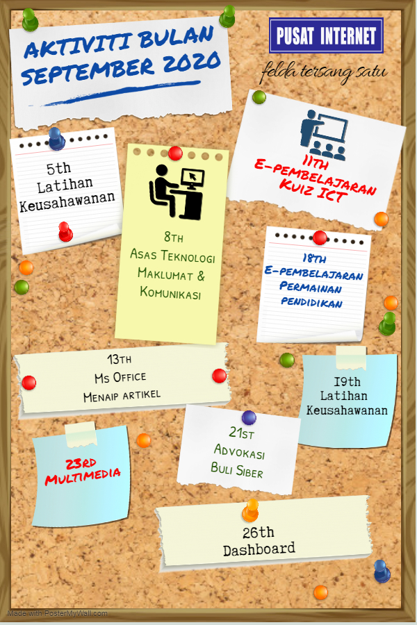 JADUAL AKTIVITI SEPT 2020